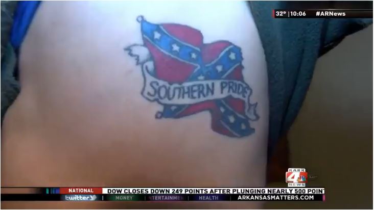 Marines Confederate tattoo
