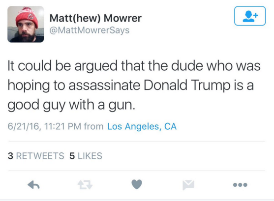 NBC producer calls would-be Trump assassin ‘good guy with a gun’