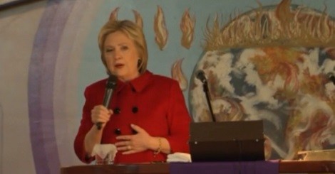 Hillary Clinton horns