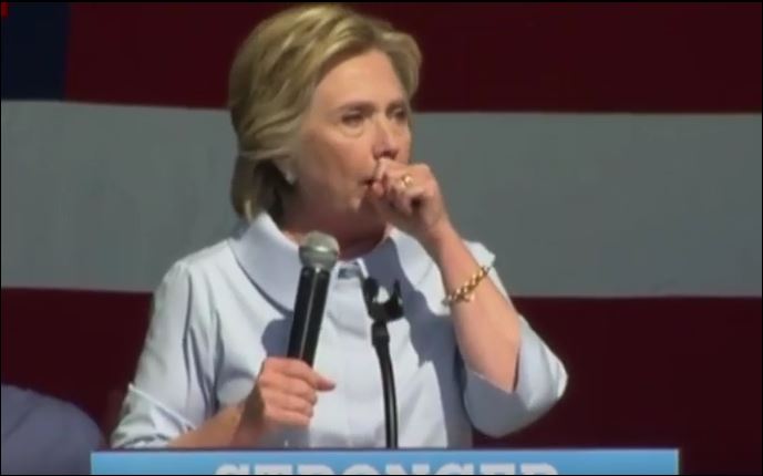 Hillary Clinton Cleveland cough