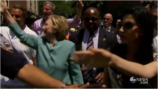 Hillary Huma NYC Pride parade