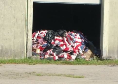 RI pile of flags