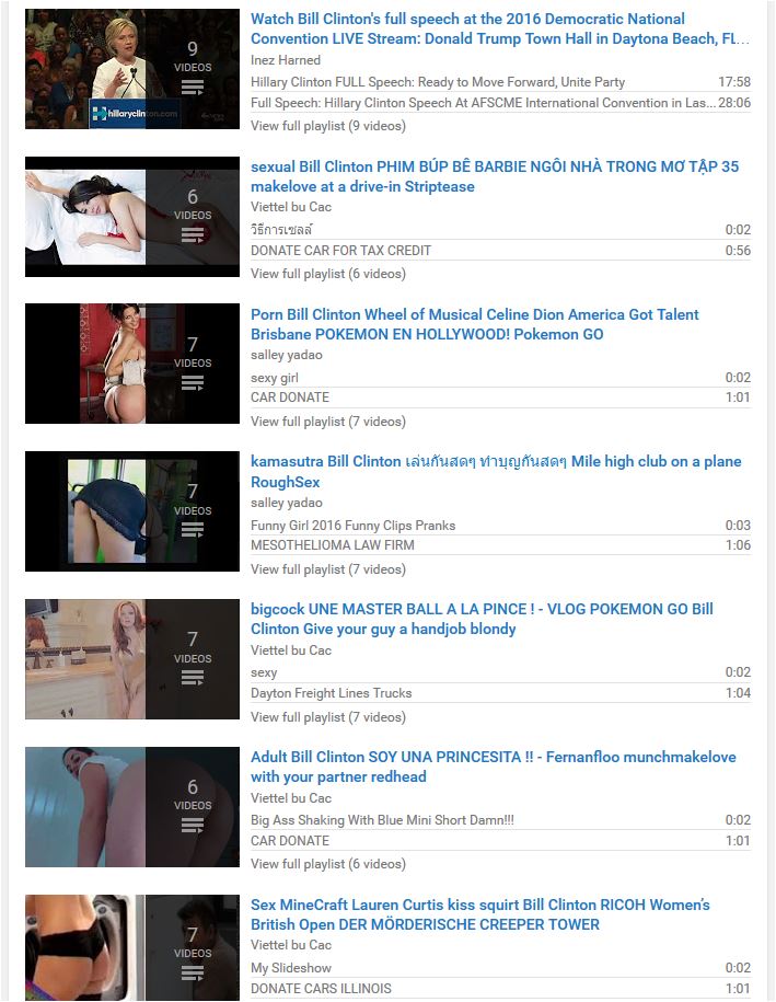 Bill Clinton YouTube