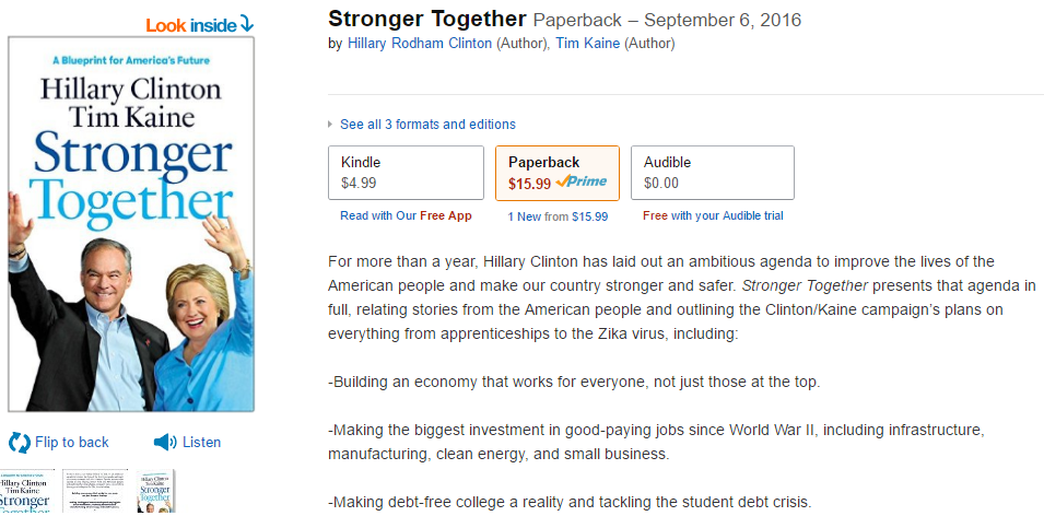 Hillary new book